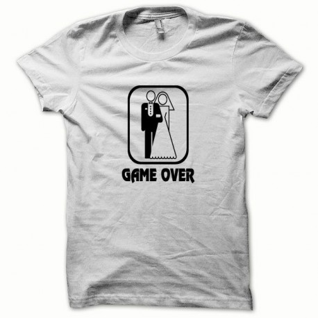 Tee shirt Game Over noir/blanc