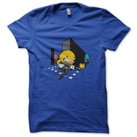 tee shirt Callofdotty Pacman blue