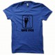 Tee shirt Game Over noir/bleu royal