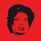 Gaddafi red shirt che