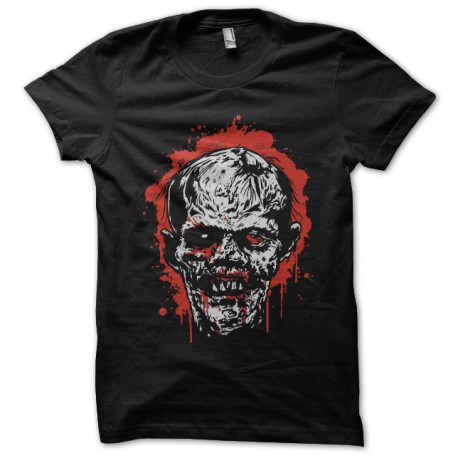shirt Zombie Head Black