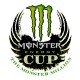 tee shirt Monster Energy Cup blanc