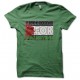 tee shirt freedom for palestine vert