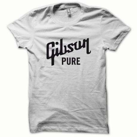 Tee shirt Gibson Pure Black / White