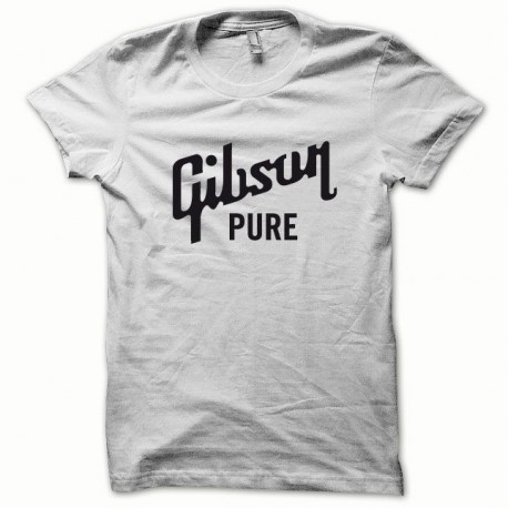 Tee shirt Gibson Pure Noir/Blanc