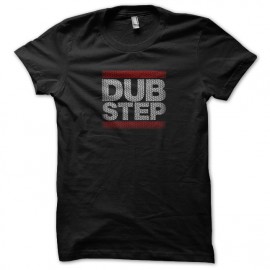 negro de la camiseta del dubstep