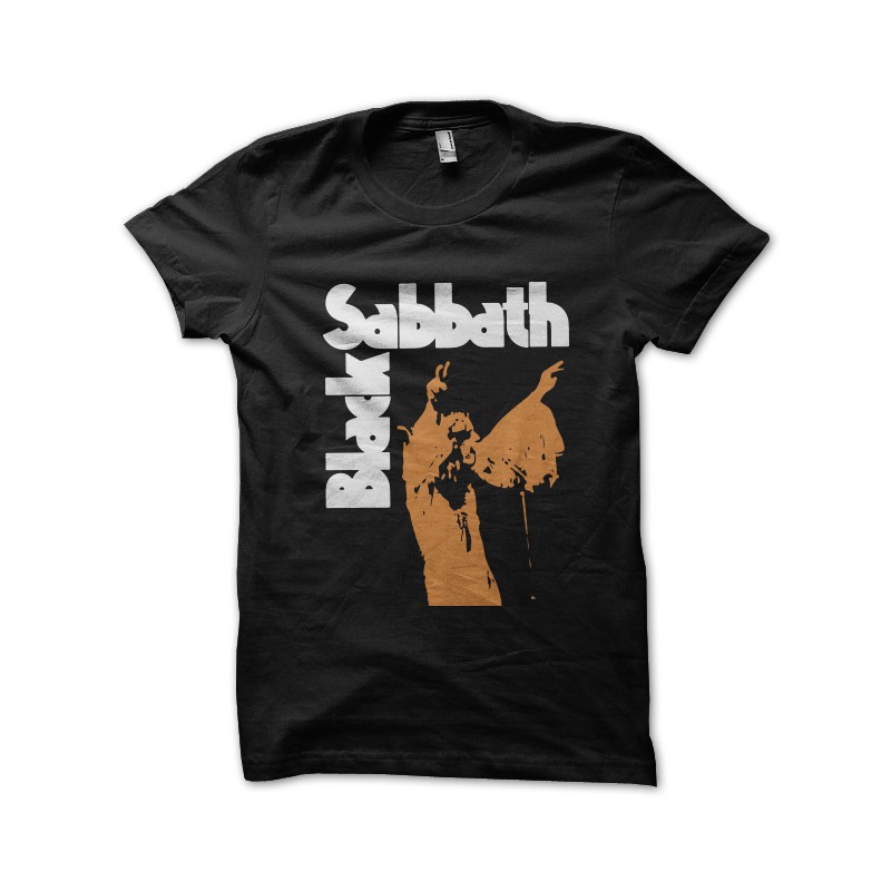tee shirt Sabbath Black noir