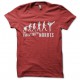 Camiseta de la evolución de Chuck Norris roja