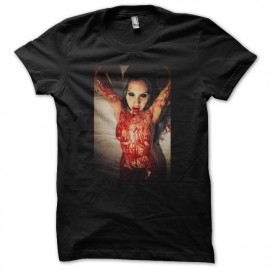 Black t-shirt zombie blood