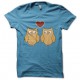 tee shirt olw birdheart bluesky