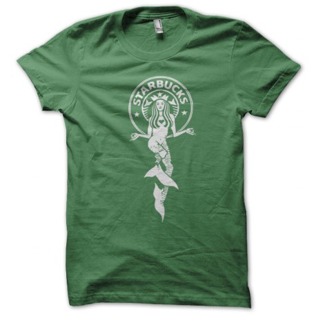 tee shirt Starbucks kelly green