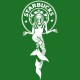 tee shirt Starbucks kelly green