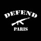 shirt norman defend paris black kalashnikov
