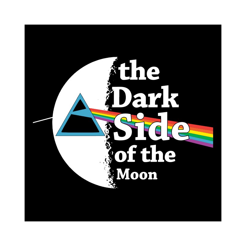 dark side of the moon vintage black