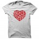 tee shirt Heart blanc