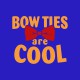tee shirt bow ties are cool blue