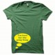 Camisa amarilla Grupo sexual de la botella / verde