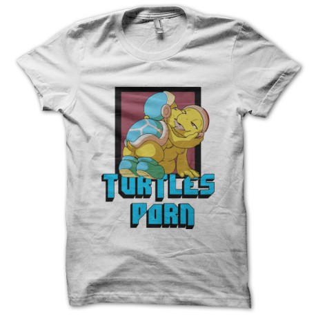 tee shirt turtles porn blanc