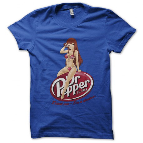 tee shirt pepper trust me blue