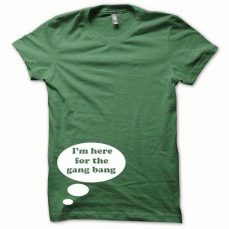 Gangbang shirt white / green bottle