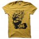 tee shirt kakashi naruto artistique jaune