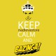 shirt keep calm and nadievastore bazinga yellow