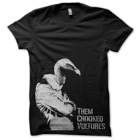 Them crooked vultures t-shirt black