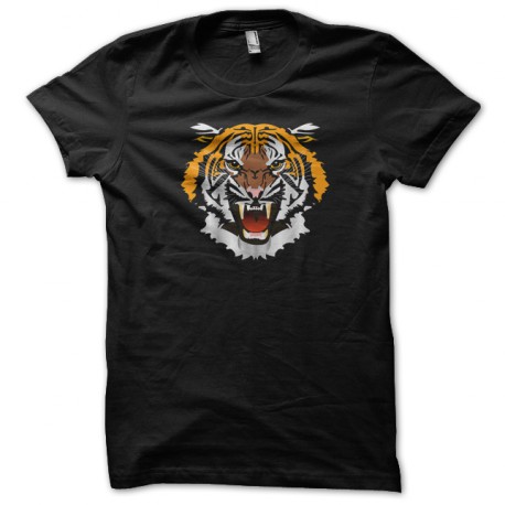shirt black tiger