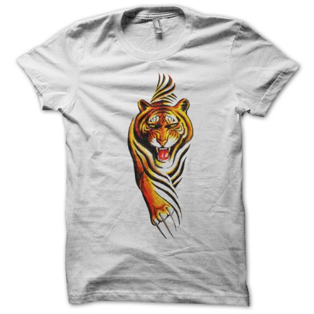 shirt white tiger