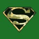 shirt superman military green camo