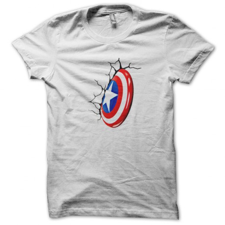camiseta capitan america blanca