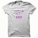 Camisa de esperma rosa / blanco
