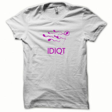 Camisa de esperma rosa / blanco