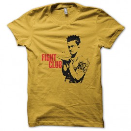 tee shirt Fight Club Poster jaune