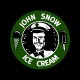 tee shirt John Snow Ice Cream noir