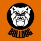 tee shirt Bulldogs orange