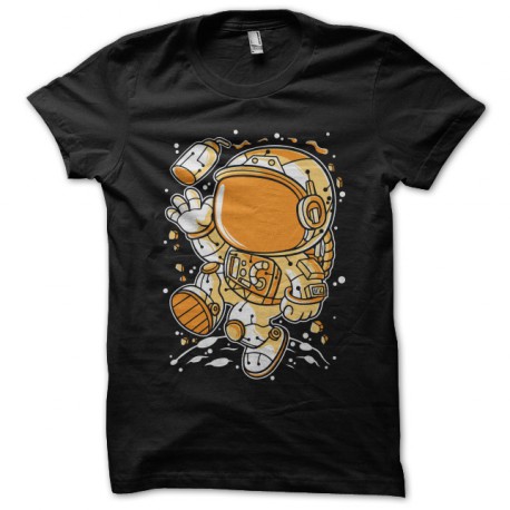 tee shirt astronaut boy noir