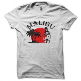 tee shirt malibu blanc