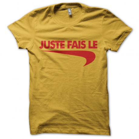 yellow just do it shirt
