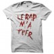 tee shirt le rap m'a tuer parodie omar m'a tuer blanc