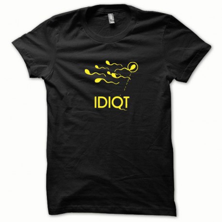 Camisa de esperma amarillo / negro