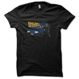 shirt back to the future black police box