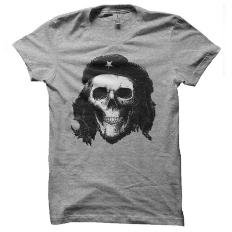 Che Guevara camiseta cráneo gris