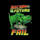 shirt back to the future black fail