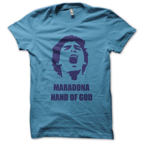 tee shirt maradona hand of god bluesky