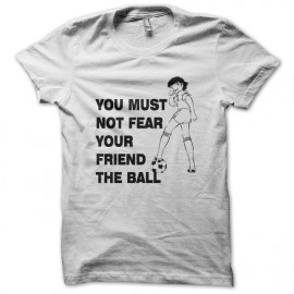 tee shirt captain tsubasa blanc