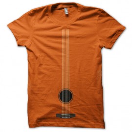 guitar orange shirt