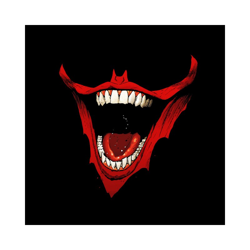 Devil&#039;s smile. Crepie devil smile green.