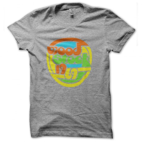 camiseta gris Woodstock 1969