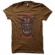 tee shirt dias del muerto marron